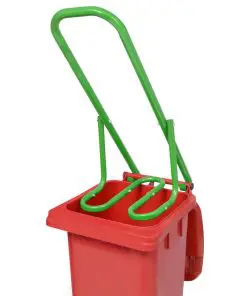 vidaXL Manual Waste Compactor Steel Green