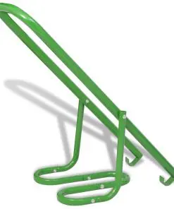 vidaXL Manual Waste Compactor Steel Green