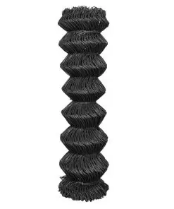 vidaXL Chain Link Fence with Spike Anchors 1.5×25 m Grey