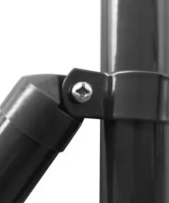 vidaXL Euro Fence Steel 25×1.2 m Grey