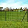 vidaXL Euro Fence Steel 25×1 m Grey vidaXL Euro Fence Steel 25×1 m Grey