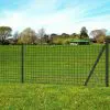 vidaXL Euro Fence Steel 25×1.7 m Grey vidaXL Euro Fence Steel 25×1.7 m Grey