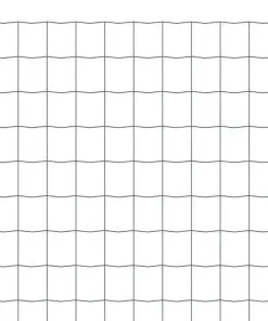 vidaXL Euro Fence Steel 25×1 m Grey