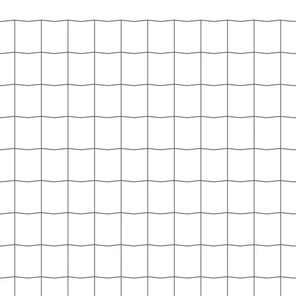 vidaXL Euro Fence Steel 25×1.5 m Grey