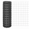 vidaXL Euro Fence Steel 25×0.8 m Grey vidaXL Euro Fence Steel 25×0.8 m Grey