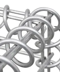 vidaXL Gabion Basket Galvanised Steel 300x30x100 cm
