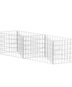 vidaXL Gabion Basket Galvanised Steel 120x30x50 cm