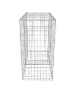 vidaXL Gabion Basket Galvanised Steel 100x50x100 cm