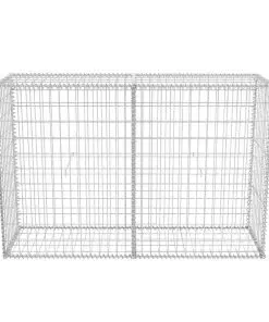 vidaXL Gabion Basket Galvanised Steel 150x50x100 cm