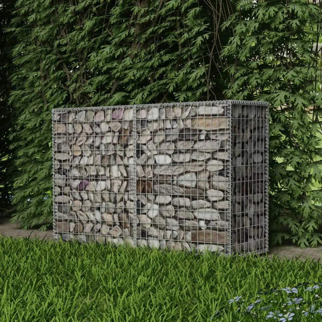 vidaXL Gabion Basket Galvanised Steel 150x50x100 cm