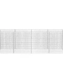 vidaXL Gabion Planter Steel 360x90x100 cm