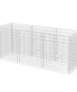 vidaXL Gabion Planter Steel 270x90x100 cm