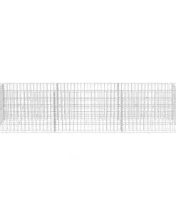 vidaXL Gabion Planter Steel 270x90x50 cm