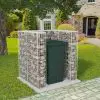 vidaXL Gabion Single Wheelie Bin Surround Steel 110x100x120 cm vidaXL Gabion Single Wheelie Bin Surround Steel 110x100x120 cm