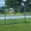 vidaXL Fence Panel with Posts Powder-coated Iron 6×1.6 m Green vidaXL Fence Panel with Posts Powder-coated Iron 6×1.6 m Green