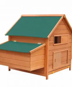 vidaXL Chicken Coop Wood 157x97x110 cm