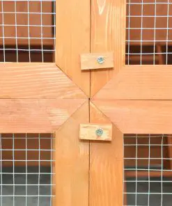 vidaXL Chicken Coop Wood 295x163x170 cm