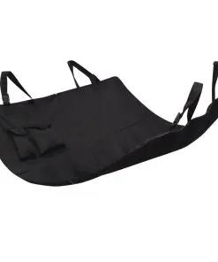 vidaXL Pet Rear Car Seat Cover 148×142 cm Black