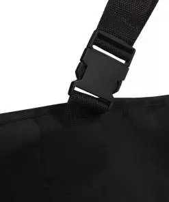 vidaXL Pet Rear Car Seat Cover 148×142 cm Black