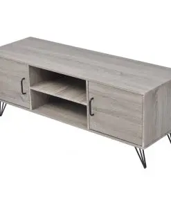 vidaXL TV Cabinet 120x40x45 cm Grey