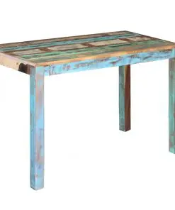 vidaXL Dining Table Solid Reclaimed Wood 115x60x76 cm