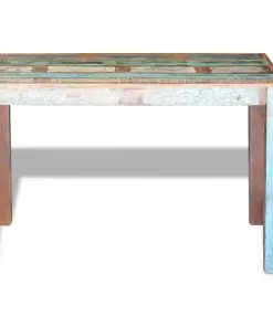 vidaXL Dining Table Solid Reclaimed Wood 115x60x76 cm