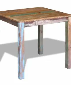 vidaXL Dining Table Solid Reclaimed Wood 80x82x76 cm