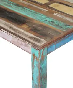 vidaXL Dining Table Solid Reclaimed Wood 80x82x76 cm