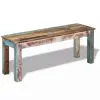 vidaXL Bench Solid Reclaimed Wood 110x35x45 cm vidaXL Bench Solid Reclaimed Wood 110x35x45 cm