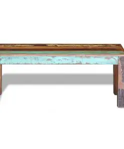 vidaXL Bench Solid Reclaimed Wood 110x35x45 cm