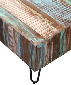 vidaXL Coffee Table Solid Reclaimed Wood 100x50x38 cm