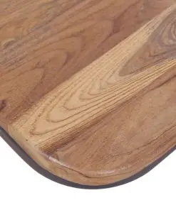 vidaXL Dining Chairs 2 pcs Solid Teak Wood