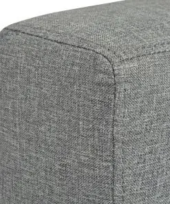 vidaXL 3-Seater Sofa Fabric Light Grey