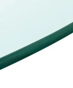 vidaXL Table Top Tempered Glass Round 400 mm