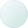 vidaXL Table Top Tempered Glass Round 700 mm
