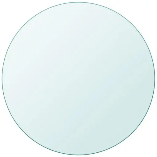 vidaXL Table Top Tempered Glass Round 900 mm