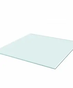 vidaXL Table Top Tempered Glass Square 700×700 mm