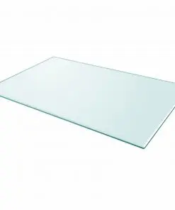 vidaXL Table Top Tempered Glass Rectangular 1000×620 mm