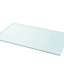 vidaXL Table Top Tempered Glass Rectangular 1200×650 mm