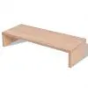 vidaXL Monitor Stand Chipboard 60×23.5×12 cm Beige