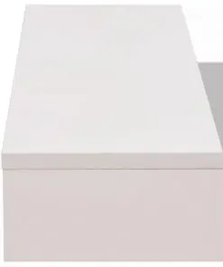 vidaXL Monitor Stand Chipboard 60×23.5×12 cm White