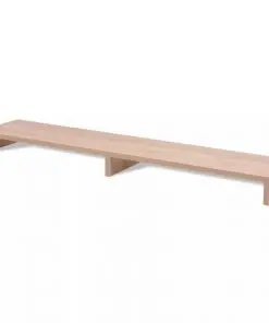 vidaXL Monitor Stand Chipboard 118×23.5×9 cm Beige