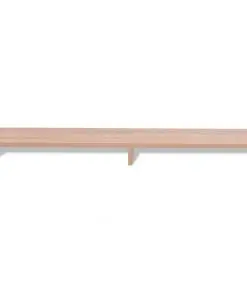 vidaXL Monitor Stand Chipboard 118×23.5×9 cm Beige