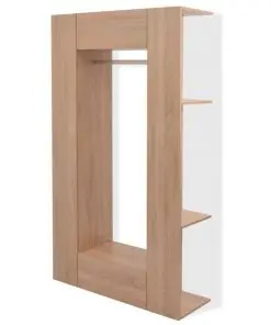 vidaXL Wardrobe Chipboard 106×36.5×192 cm Beige