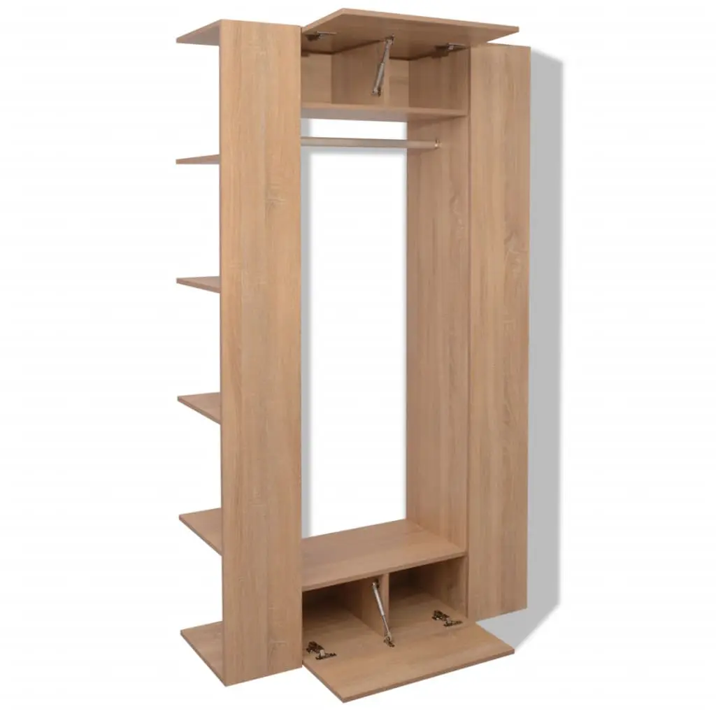 vidaXL Wardrobe Chipboard 106×36.5×192 cm Beige