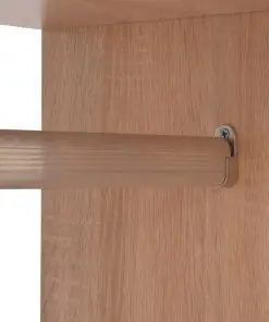 vidaXL Wardrobe Chipboard 106×36.5×192 cm Beige