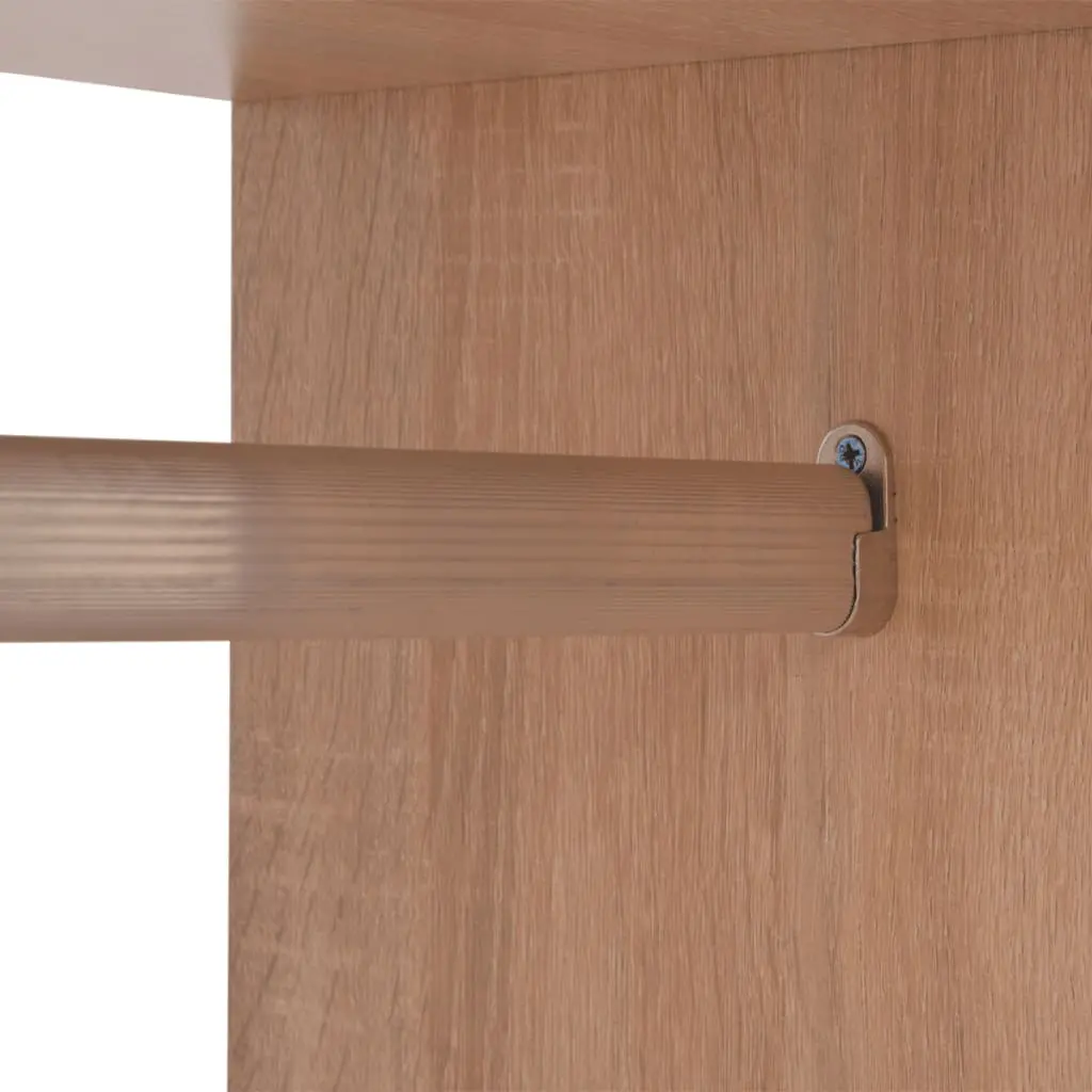 vidaXL Wardrobe Chipboard 106×36.5×192 cm Beige