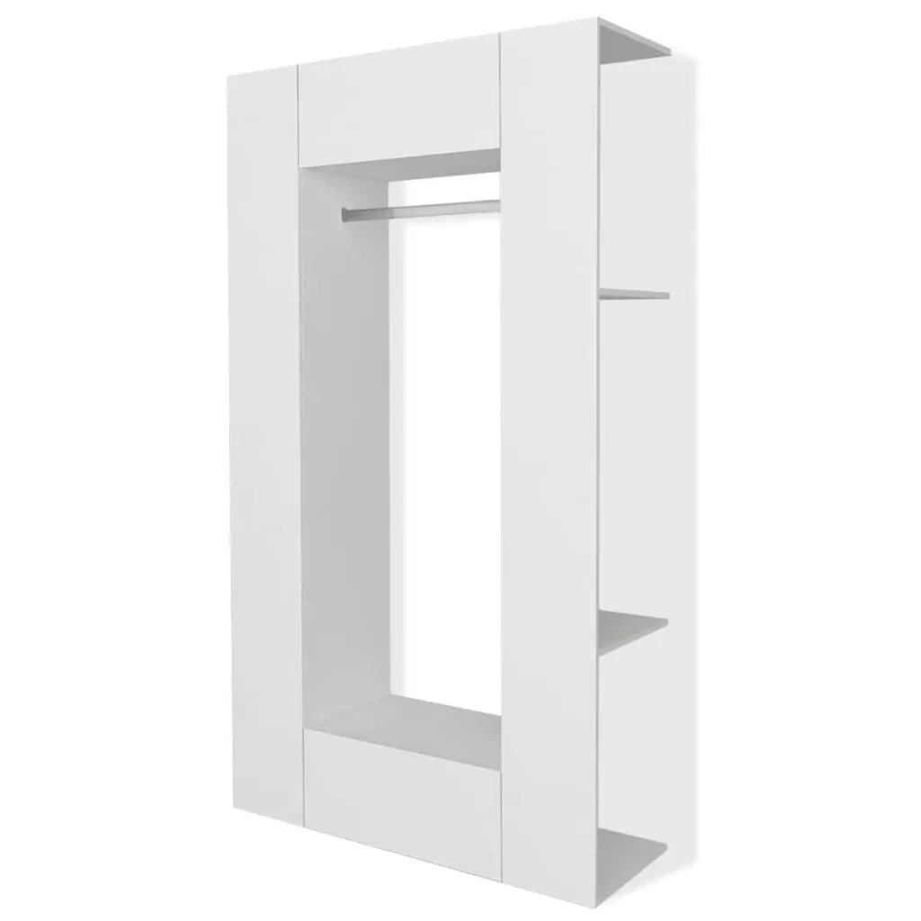 vidaXL Wardrobe Chipboard 106×36.5×192 cm White