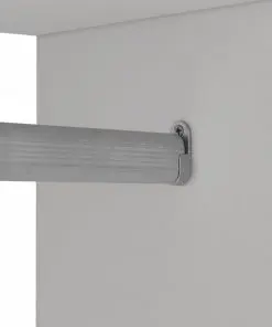 vidaXL Wardrobe Chipboard 106×36.5×192 cm White