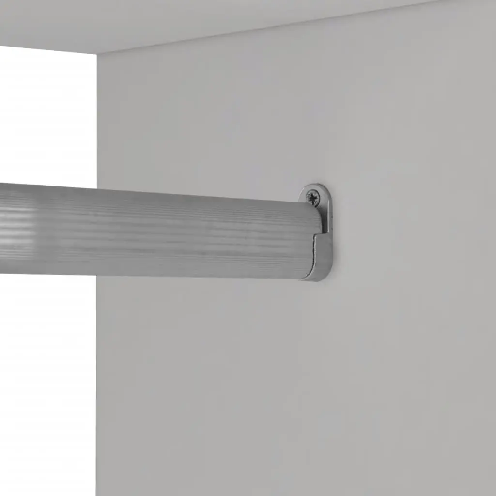 vidaXL Wardrobe Chipboard 106×36.5×192 cm White